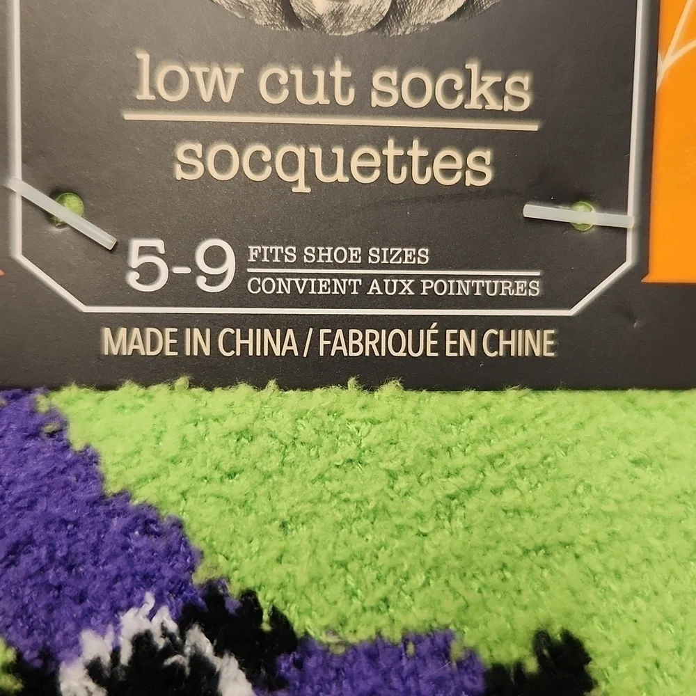 Cat Socks New Black Green Orange